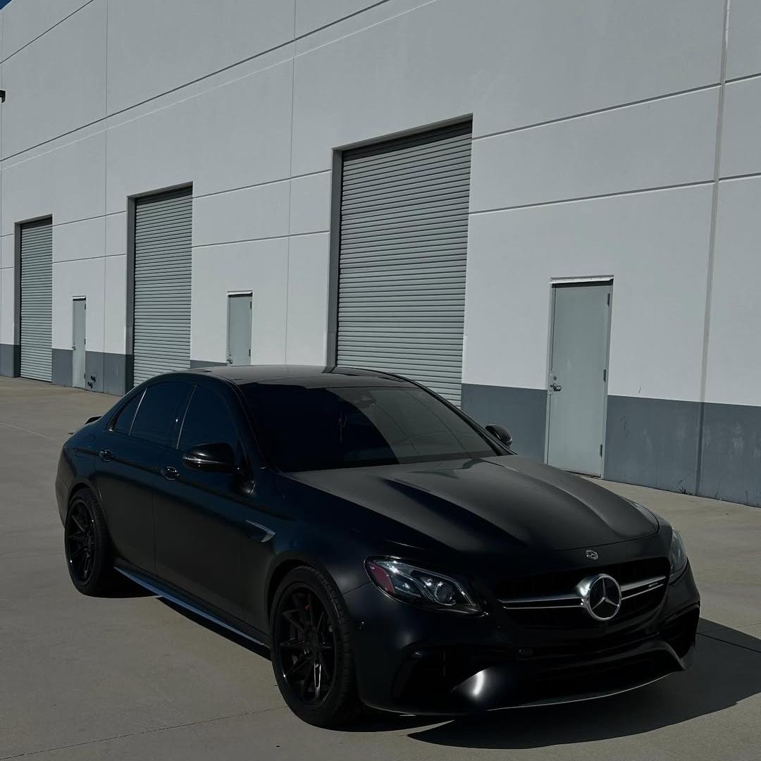 Matte Satin Black Ceramic Black Car Vinyl Wrap BMW  PET  review revamped.styling 01