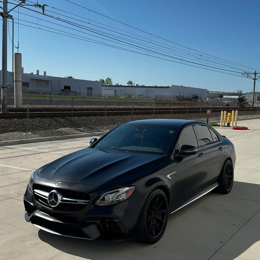 Matte Satin Black Ceramic Black Car Vinyl Wrap BMW  PET  review revamped.styling 02