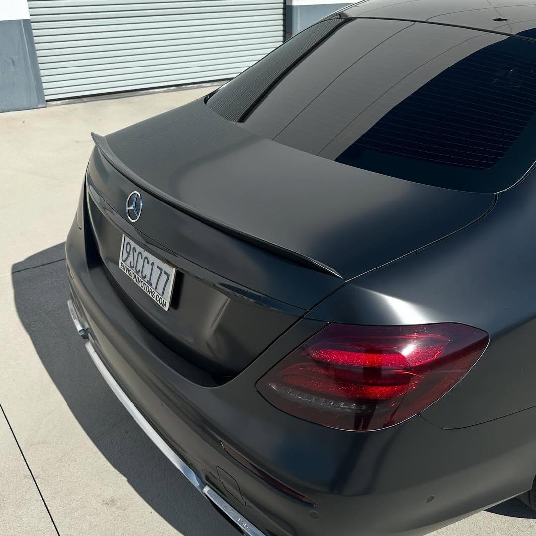 Matte Satin Black Ceramic Black Car Vinyl Wrap BMW  PET  review revamped.styling 03