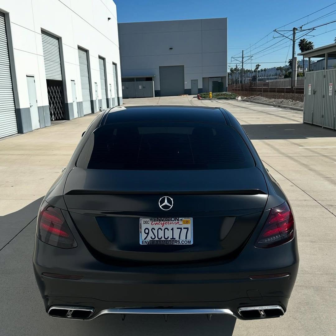 Matte Satin Black Ceramic Black Car Vinyl Wrap BMW  PET  review revamped.styling 04