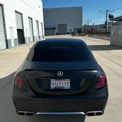 Matte Satin Black Ceramic Black Car Vinyl Wrap BMW  PET  review revamped.styling 05