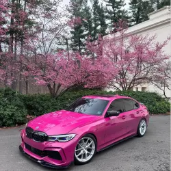 Gloss Ruby Star Car Vinyl Wrap PET review 4kluxa 02
