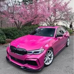 Gloss Ruby Star Car Vinyl Wrap PET review 4kluxa 03