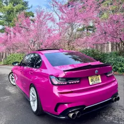 Gloss Ruby Star Car Vinyl Wrap PET review 4kluxa 04
