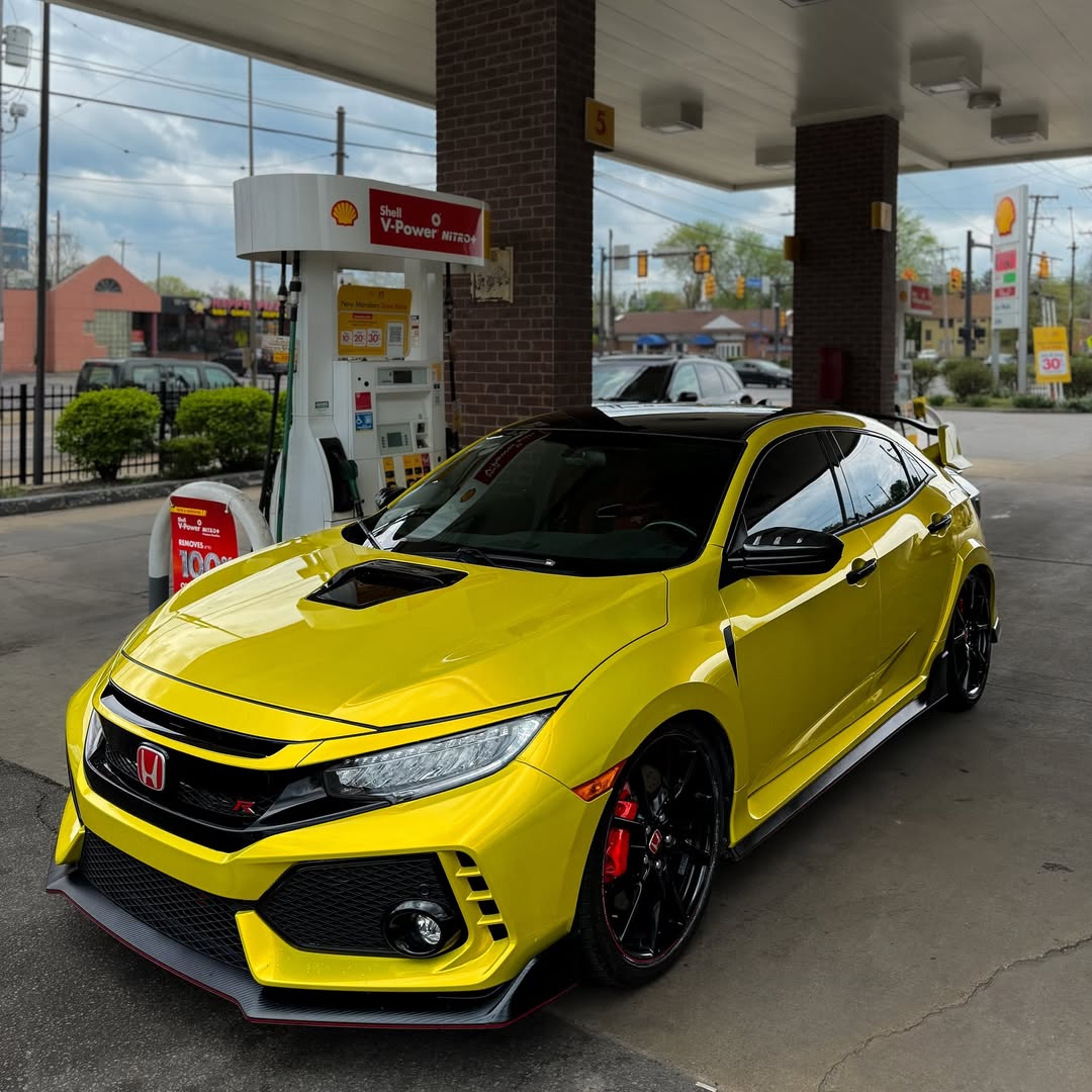 Gloss Metallic Lemon Yellow Car Vinyl Wrap  review escalantewraps 00