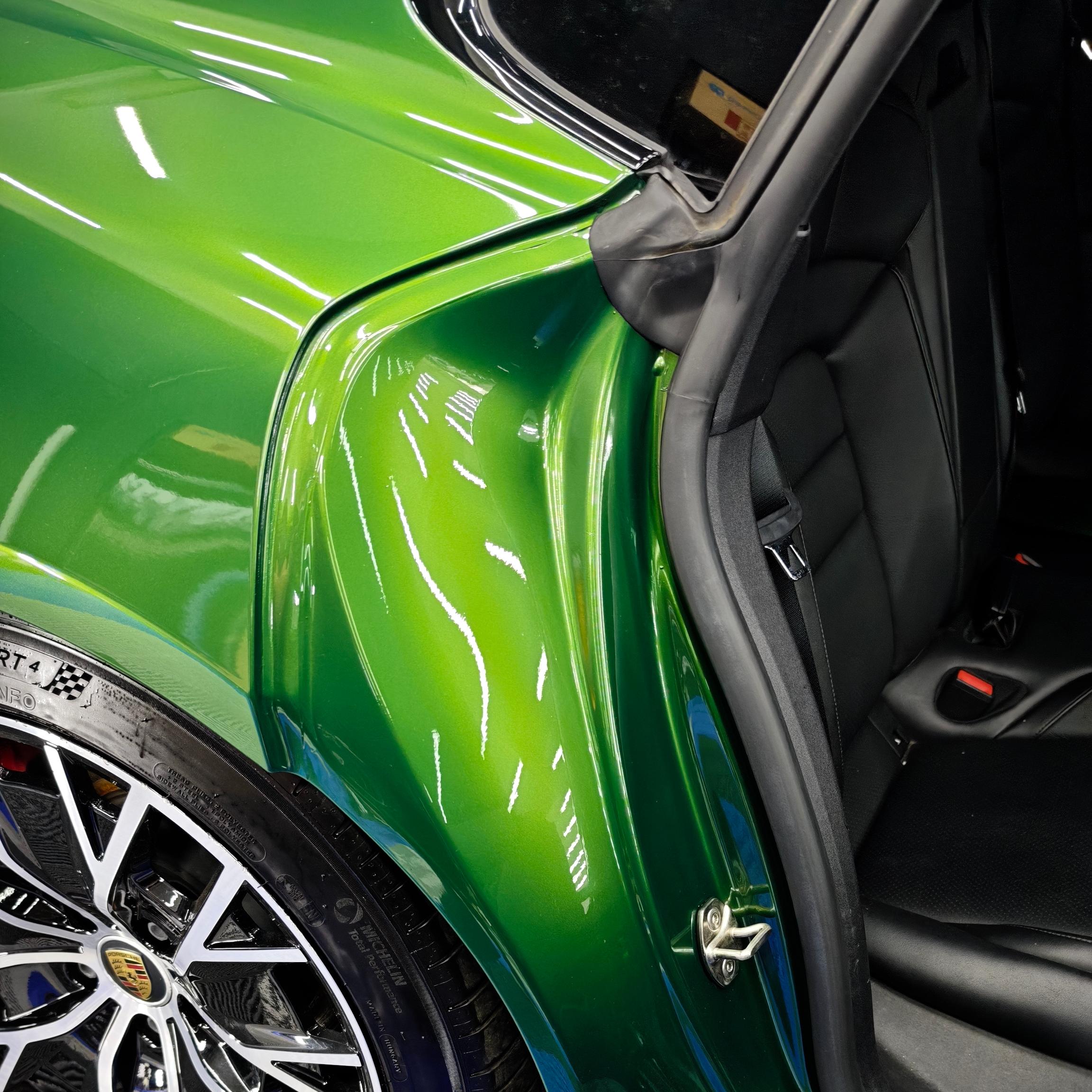 Gloss Metallic Sonoma Green Car Vinyl Wrap PET review ncw 02