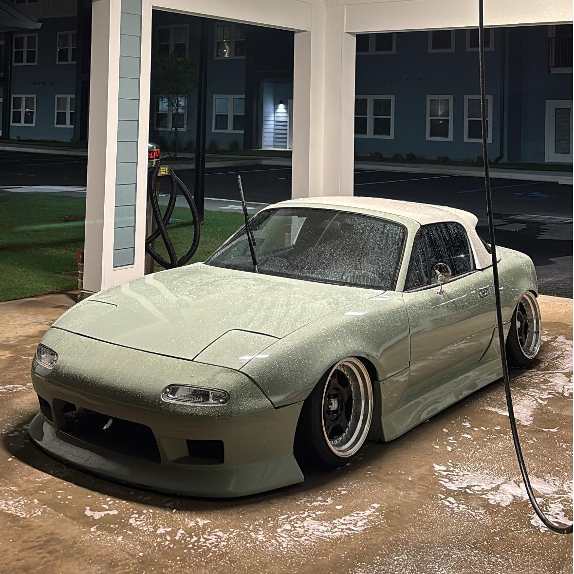 Gloss Light Khaki Green Car Vinyl Wrap PET review Heidi Farrell 01