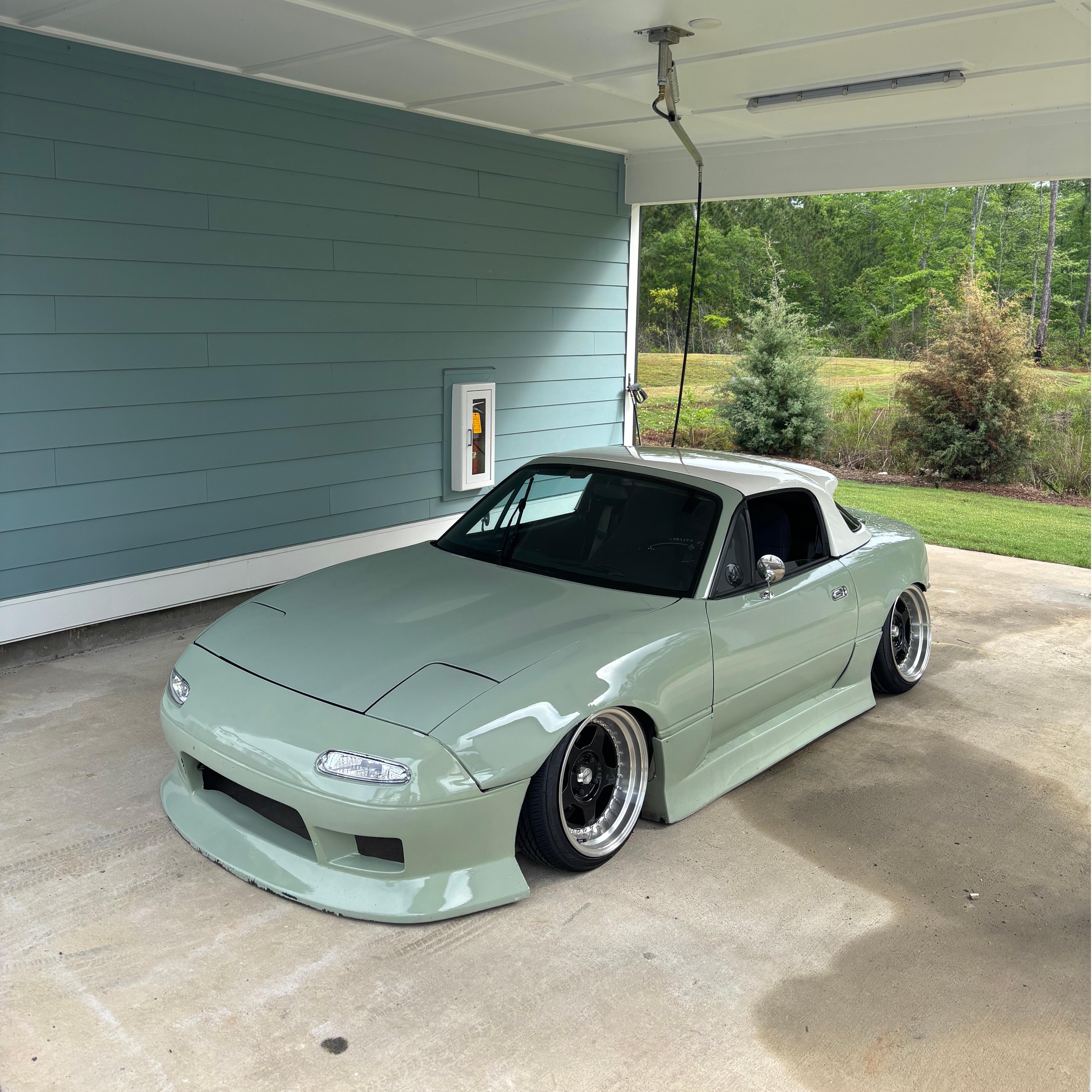 Gloss Light Khaki Green Car Vinyl Wrap PET review Heidi Farrell 02