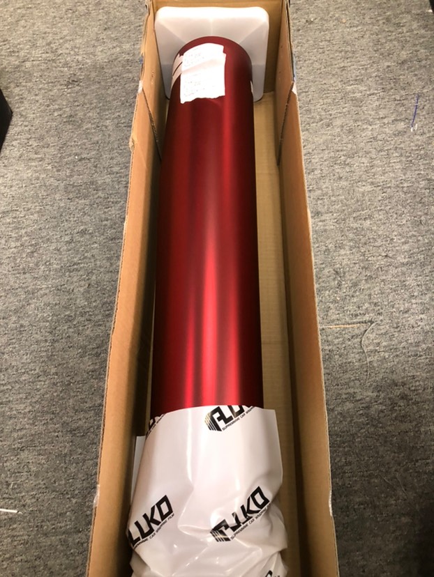 Satin Chrome Metallic Romanee Red Car Vinyl Wrap  review brzontiktok 02