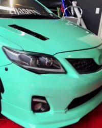 Gloss Mint Green Car Vinyl Wrap Porsche 911 PET review slick4you 03