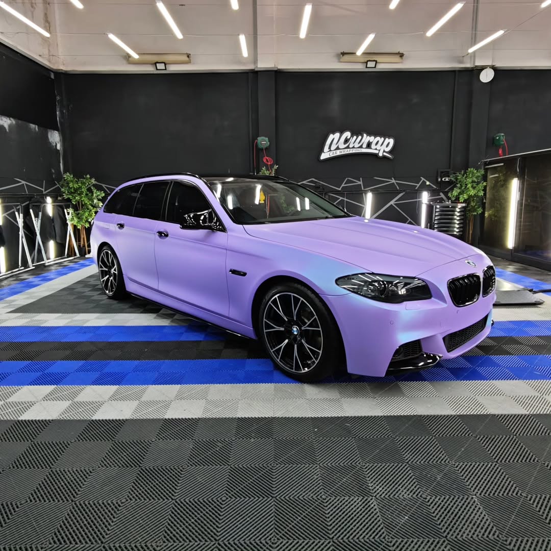 Matte Chameleon Glacial Frost Purple Car Vinyl Wrap PET review Nuno (NCWrap) Cordeiro 00