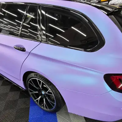 Matte Chameleon Glacial Frost Purple Car Vinyl Wrap  review Nuno (NCWrap) Cordeiro 02