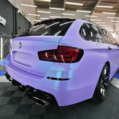 Matte Chameleon Glacial Frost Purple Car Vinyl Wrap  review Nuno (NCWrap) Cordeiro 05