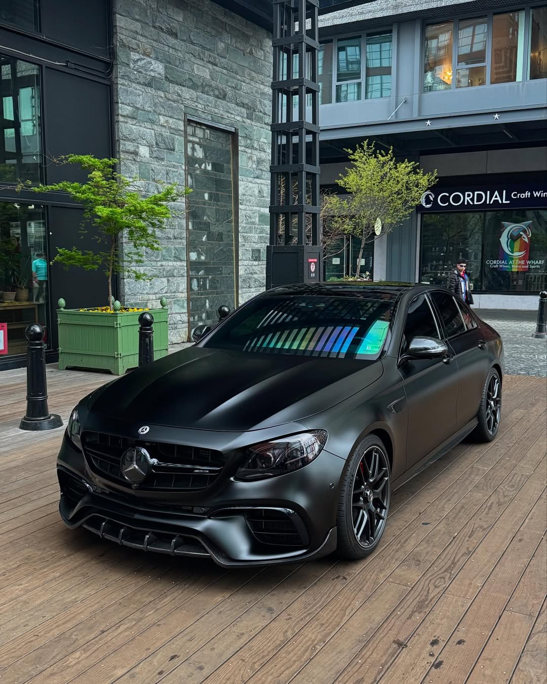 Matte Satin Black Ceramic Black Car Vinyl Wrap BMW  PET  review bluurre63s 01