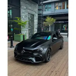 Matte Satin Black Ceramic Black Car Vinyl Wrap BMW  PET  review bluurre63s 02