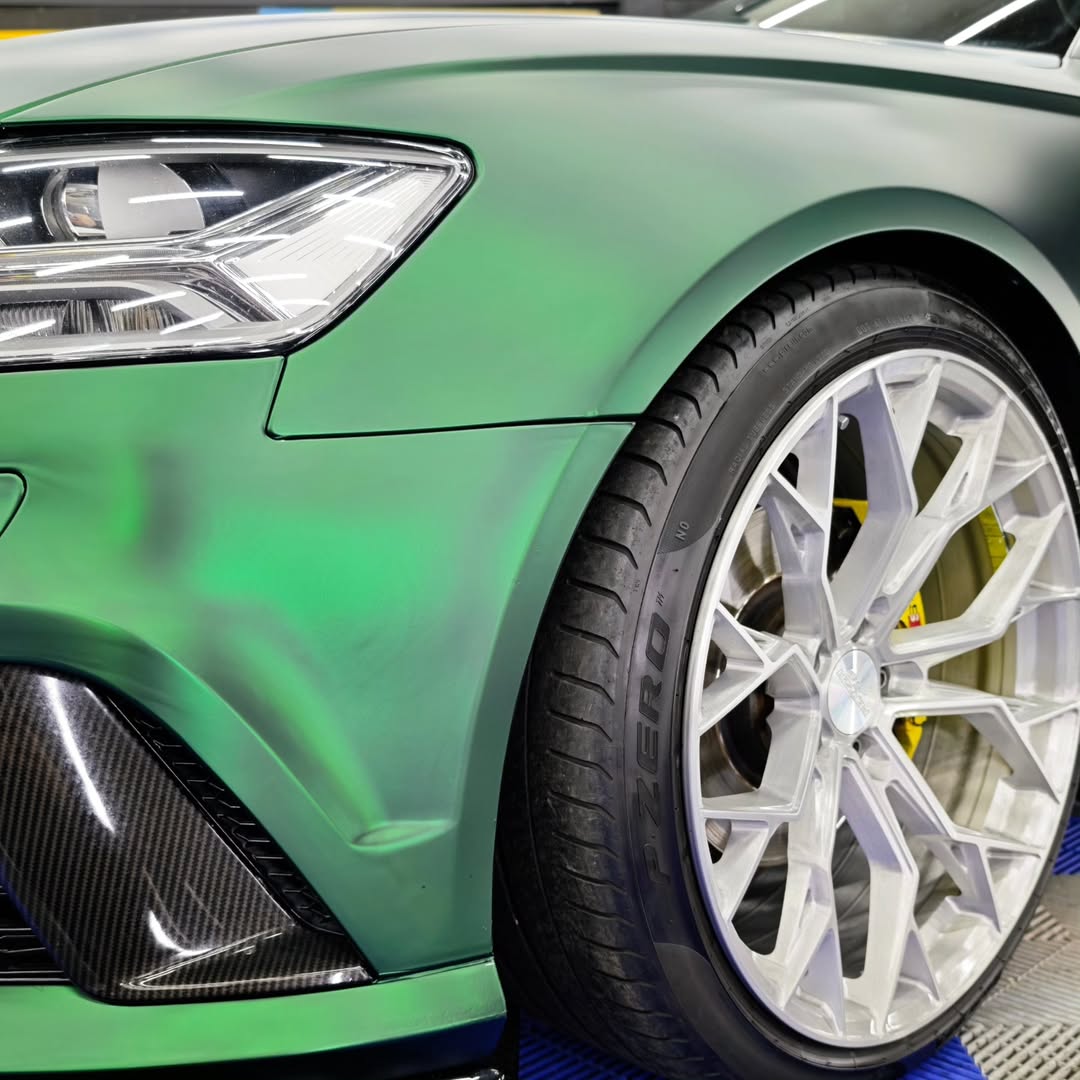 Matte Metallic Chrome Venom Green Car Vinyl Wrap PET review Nuno (NCWrap) Cordeiro 04