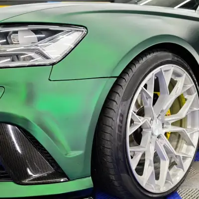 Matte Metallic Chrome Venom Green Car Vinyl Wrap PET review Nuno (NCWrap) Cordeiro 04