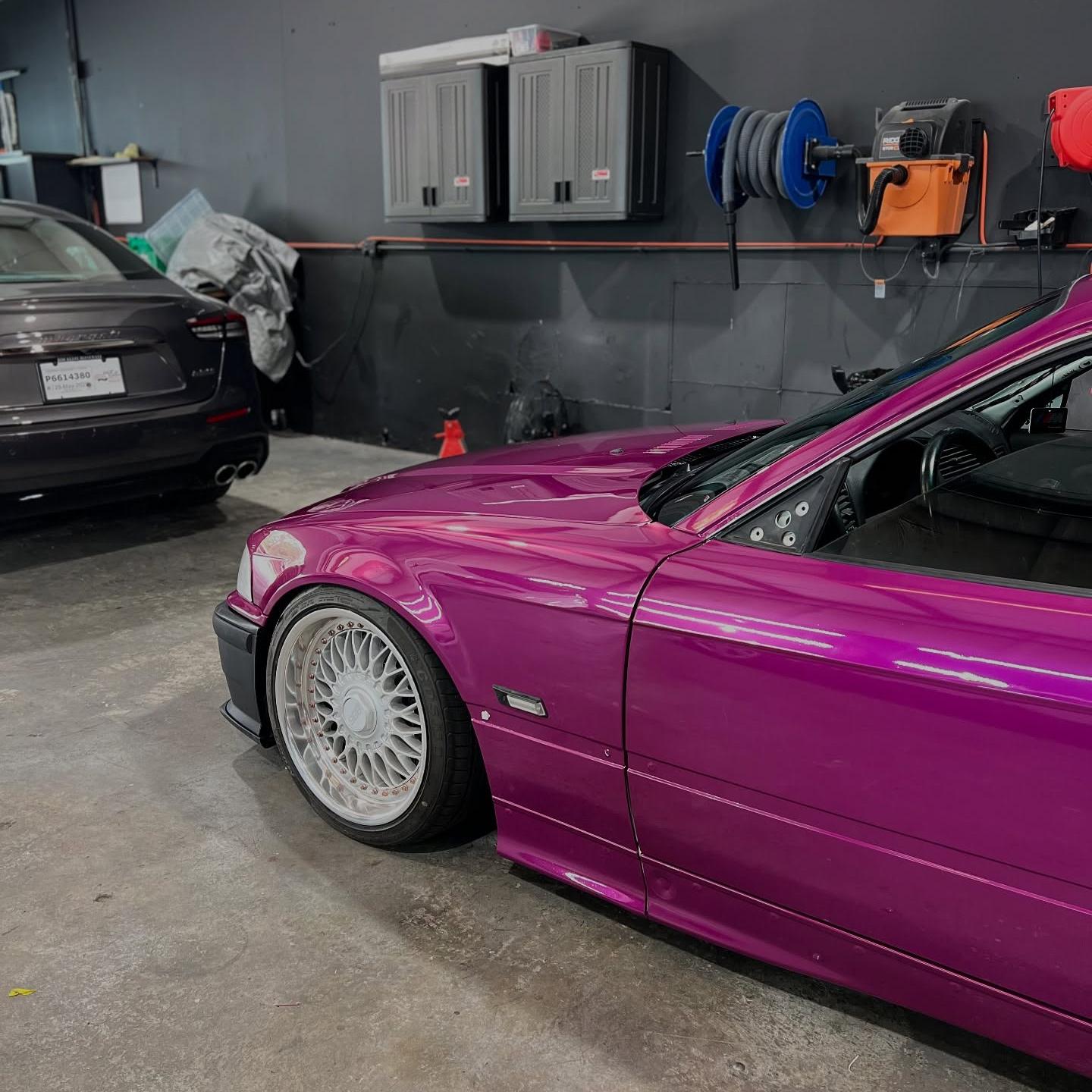 Gloss Metallic Candy Purple Car Vinyl Wrap PET review itsm3carly 01