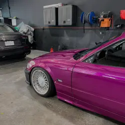 Gloss Metallic Candy Purple Car Vinyl Wrap PET review itsm3carly 02