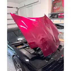 Gloss Metallic Pagoda Red Car Vinyl Wrap PET review tobydcars 04