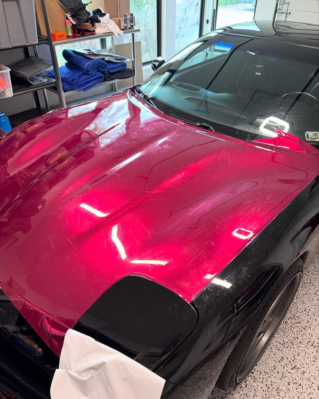 Gloss Metallic Pagoda Red Car Vinyl Wrap PET review tobydcars 04