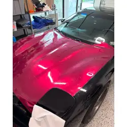 Gloss Metallic Pagoda Red Car Vinyl Wrap PET review tobydcars 05