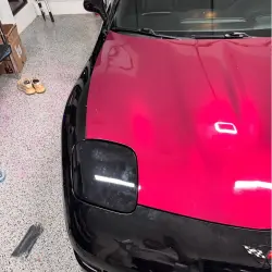 Gloss Metallic Pagoda Red Car Vinyl Wrap PET review tobydcars 06