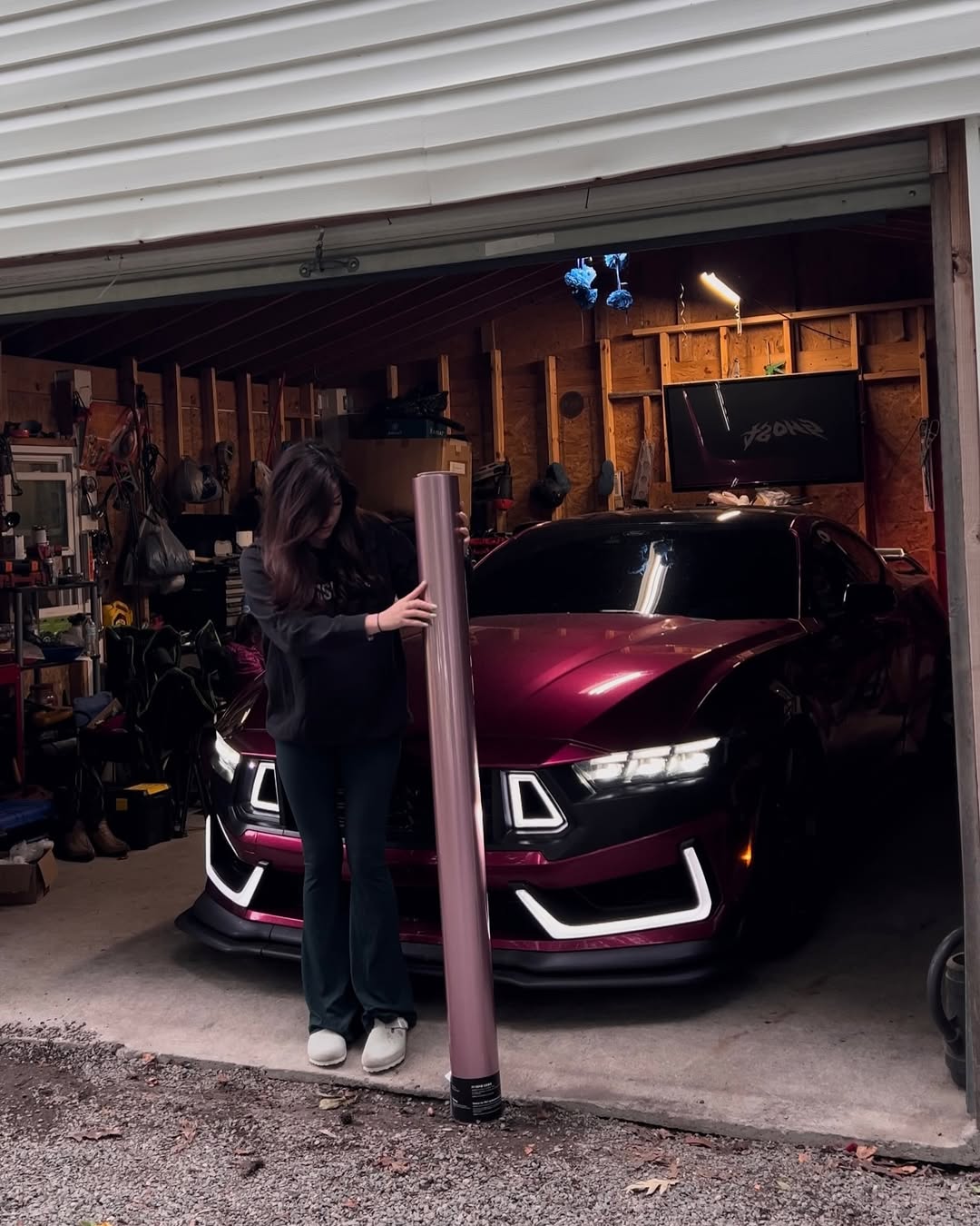 Gloss Metallic Passion Pink Car Vinyl Wrap Bentley GT PET review j.nniferrr 01