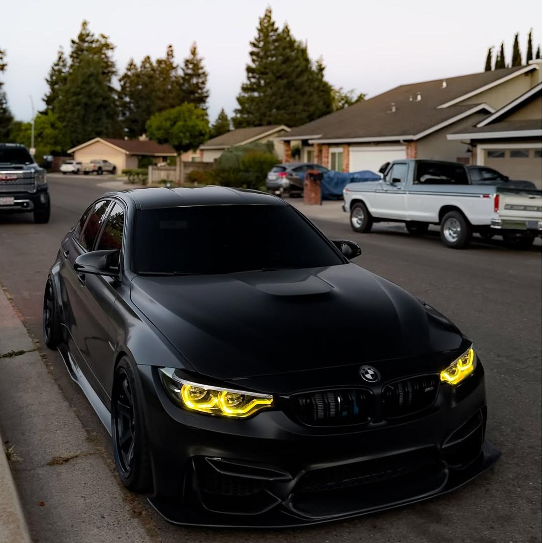 Matte Satin Black Ceramic Black Car Vinyl Wrap BMW  PET  review giancarlorioss_ 01