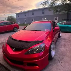 Ultra Glossy Metallic Vampire Red Car Vinyl Wrap Audi BMW PET   review Eike 05