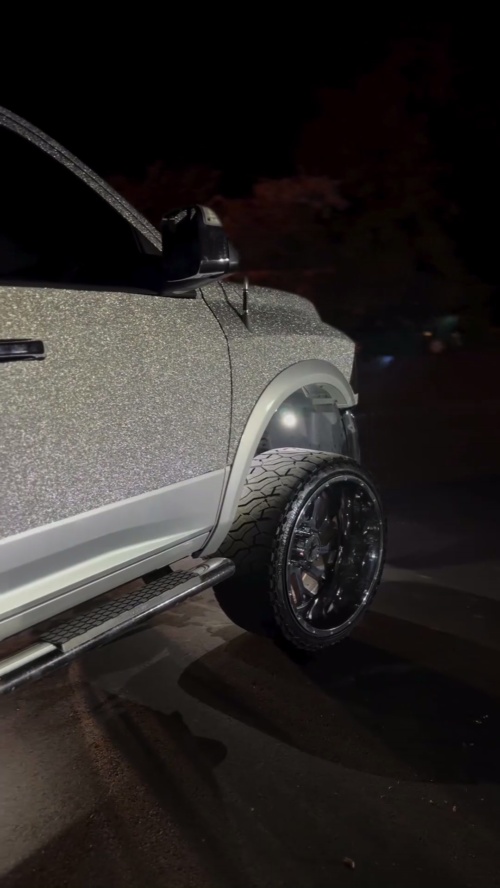 Matte Diamond Glitter Silver Car Vinyl Wrap review kevin