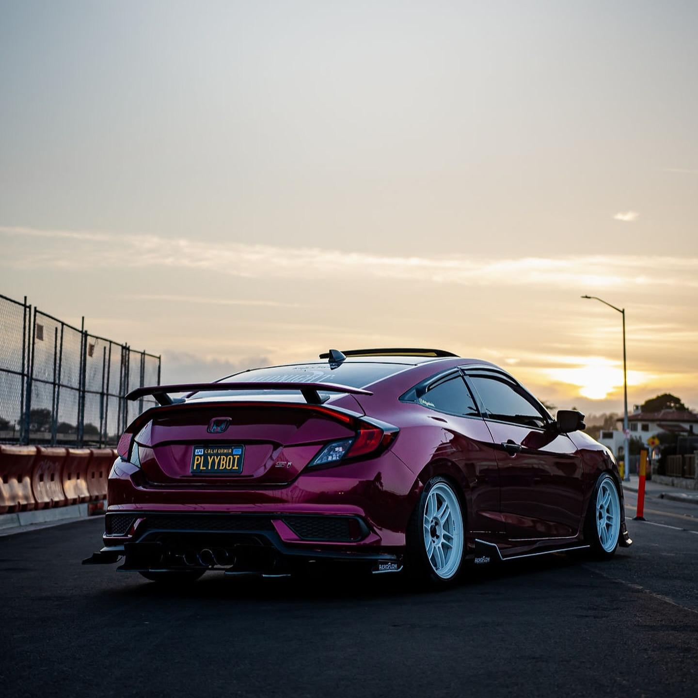 Gloss Metallic Rubellite Purple Car Vinyl Wrap PET  review Complete 04