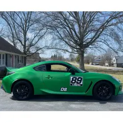 Matte Metallic Satin Flame Green Car Vinyl Wrap  review Satin 02