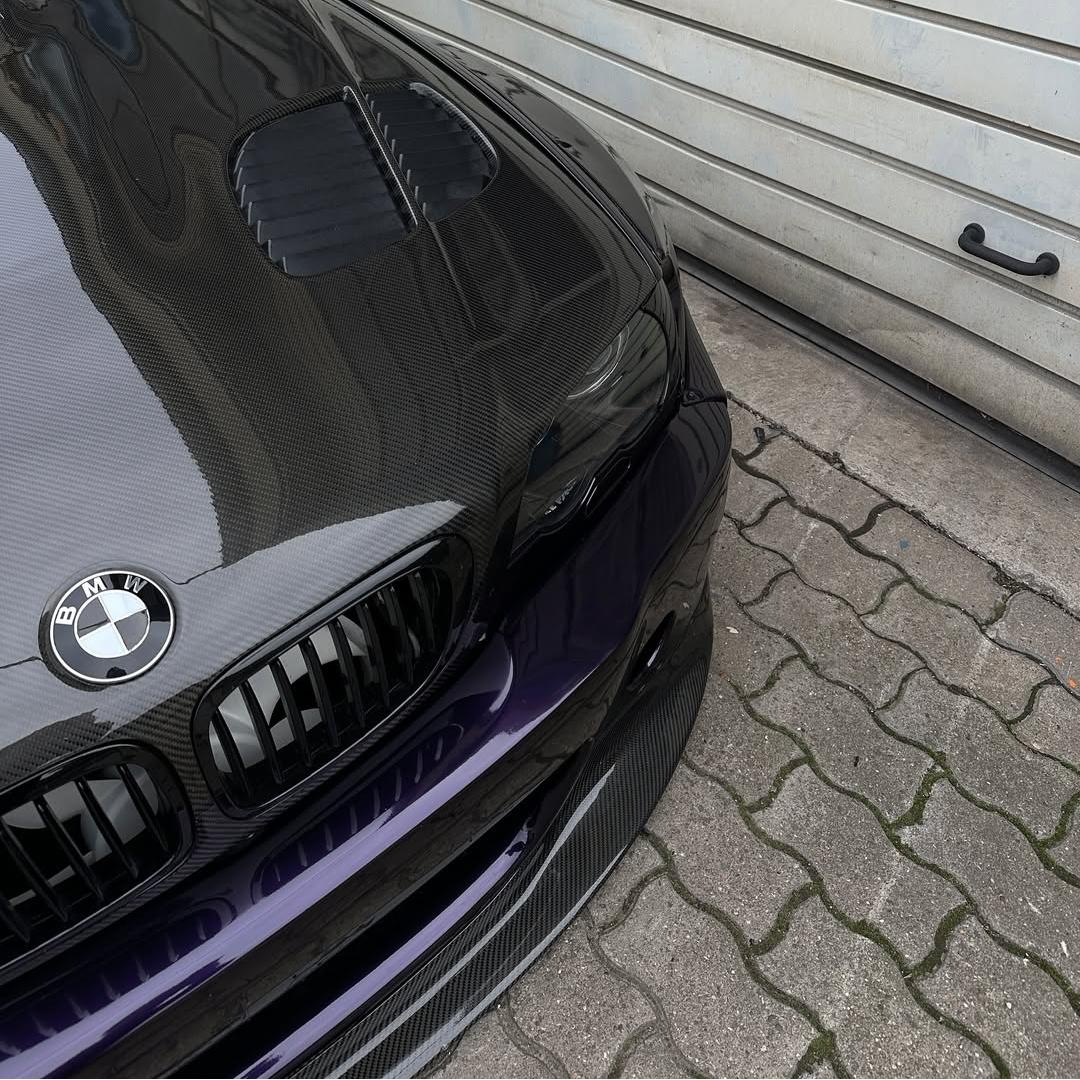 Gloss Metallic Midnight Purple Car Vinyl Wrap BMW PET review Purple