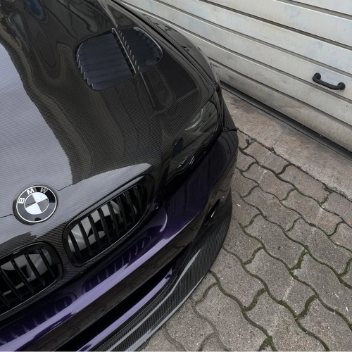 Gloss Metallic Midnight Purple Car Vinyl Wrap BMW PET reviewed by