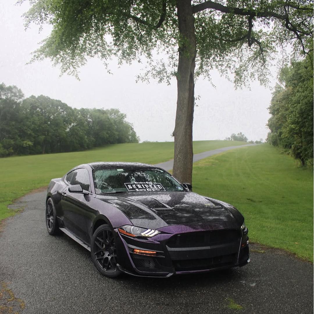 Gloss Metallic Midnight Purple Car Vinyl Wrap BMW PET review time 02