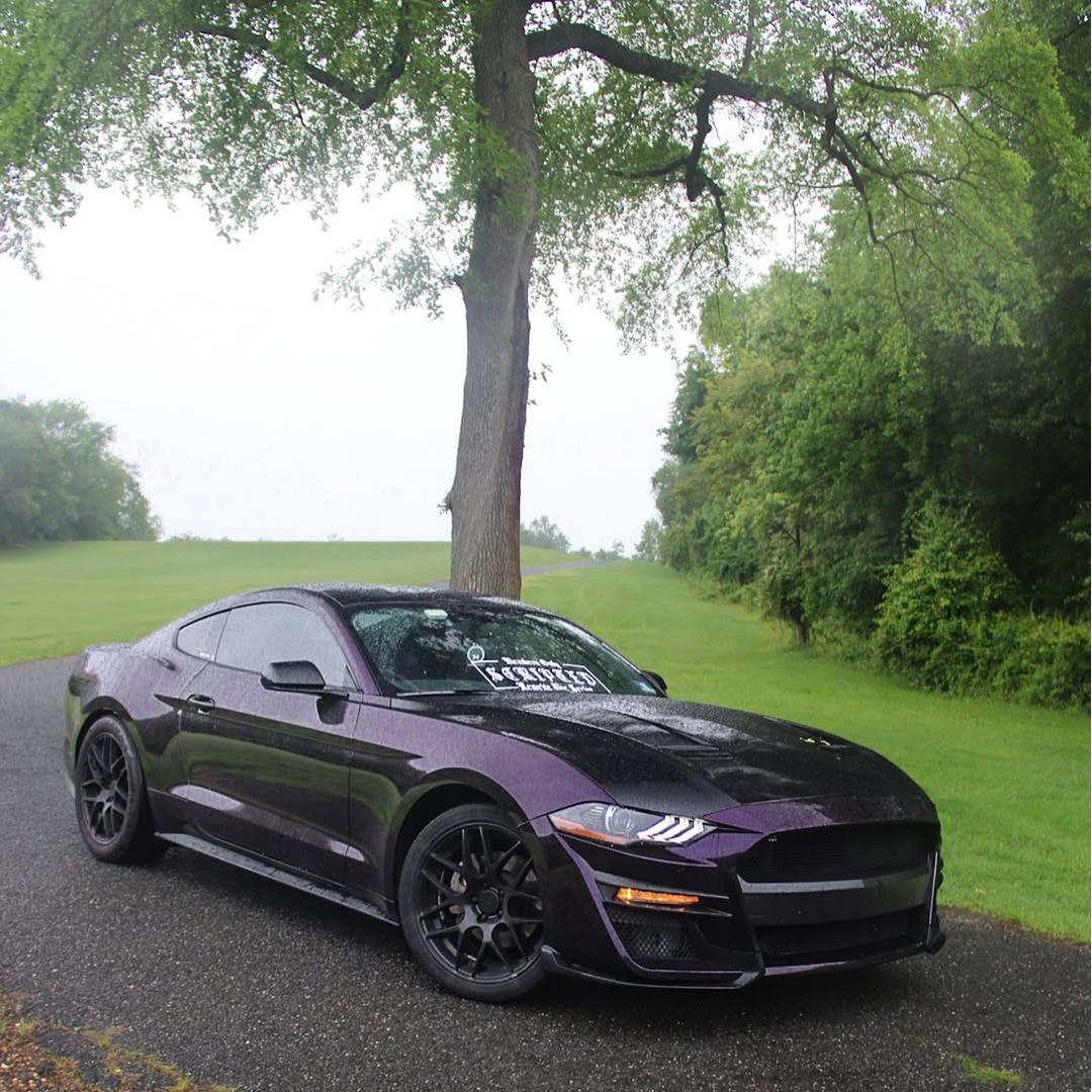 Gloss Metallic Midnight Purple Car Vinyl Wrap BMW PET review time 01