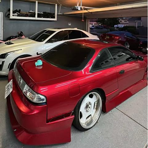 Ultra Glossy Metallic Vampire Red Car Vinyl Wrap BMW PET   review elissavictoria_ 01