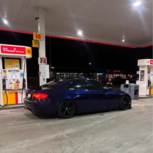 Gloss Metallic Tanzanite Blue Car Vinyl Wrap PET review 