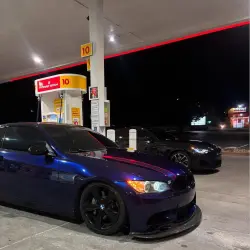 Gloss Metallic Tanzanite Blue Car Vinyl Wrap PET review chino 04