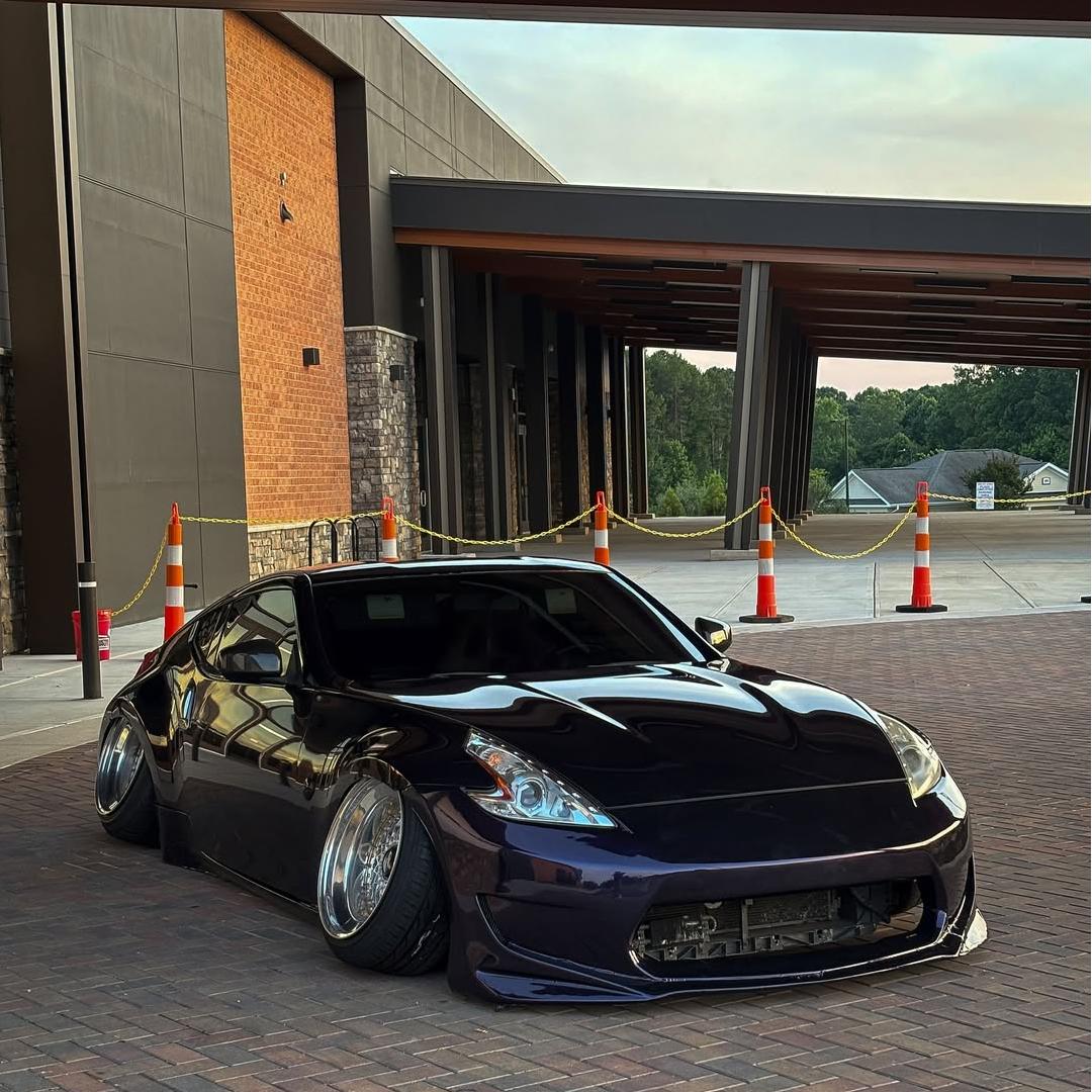 Gloss Metallic Ghost Midnight Purple Car Vinyl Wrap PET review z34inker 01