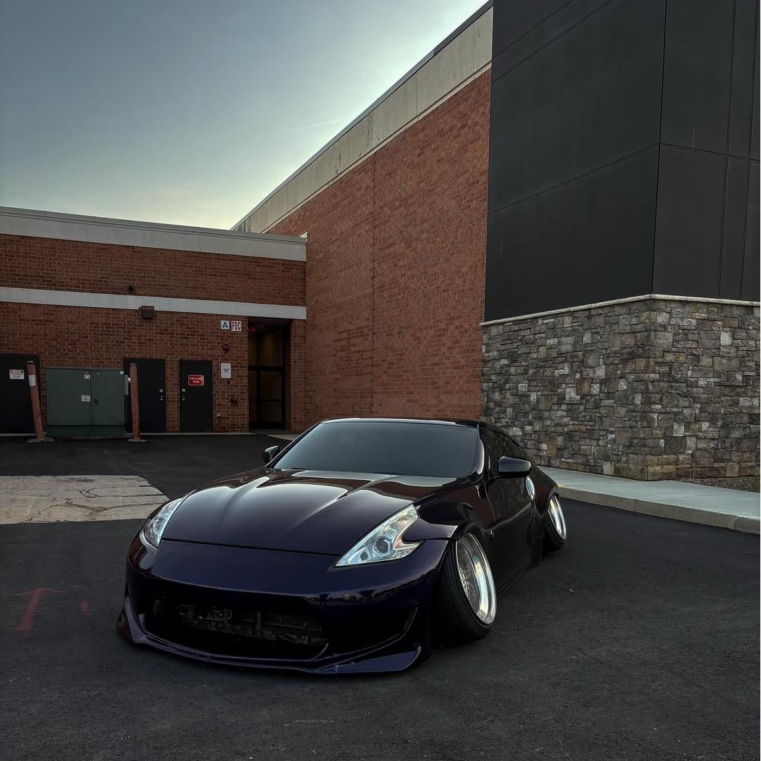 Gloss Metallic Ghost Midnight Purple Car Vinyl Wrap PET review z34inker 02