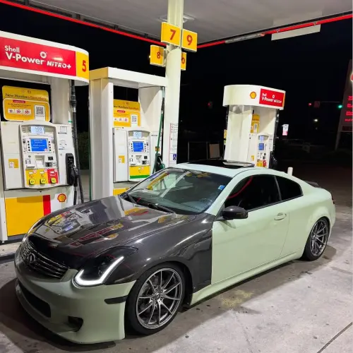 Gloss Light Khaki Green Car Vinyl Wrap PET review baby.alvv