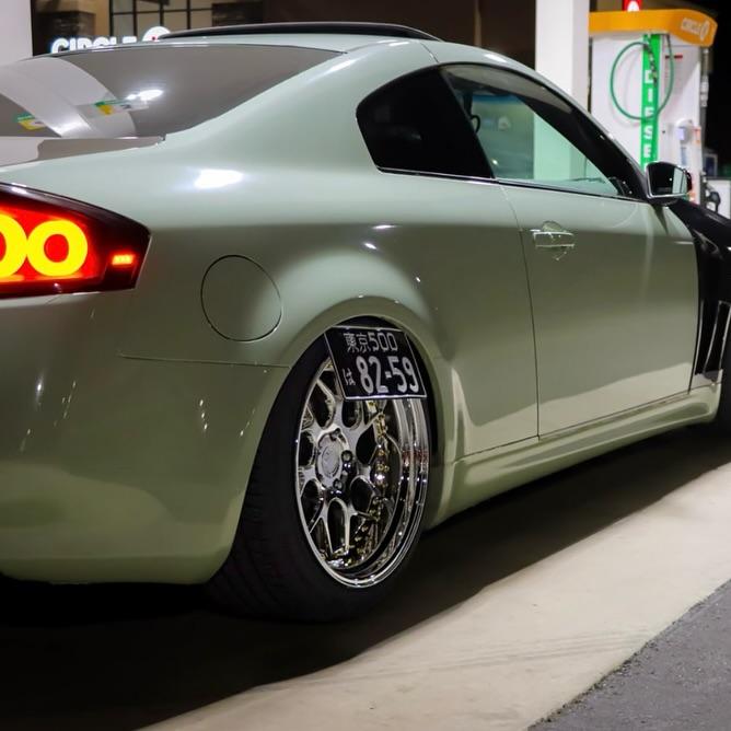 Gloss Light Khaki Green Car Vinyl Wrap PET review baby.alvv 02