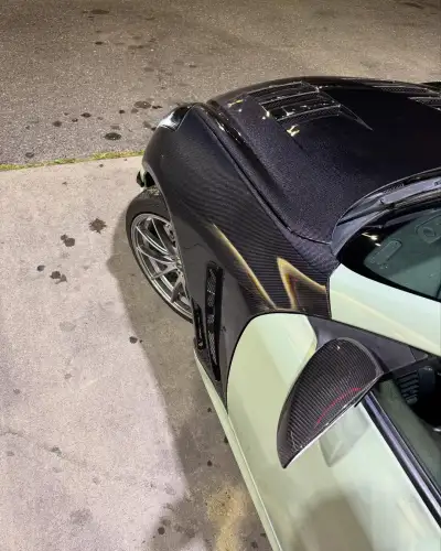 Gloss Light Khaki Green Car Vinyl Wrap PET review baby.alvv 05