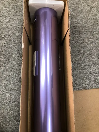 Gloss Metallic Viola Purple Car Vinyl Wrap review Lynne Sargeant