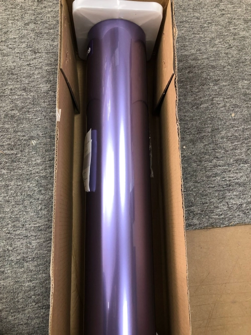 Gloss Metallic Viola Purple Car Vinyl Wrap PET review 