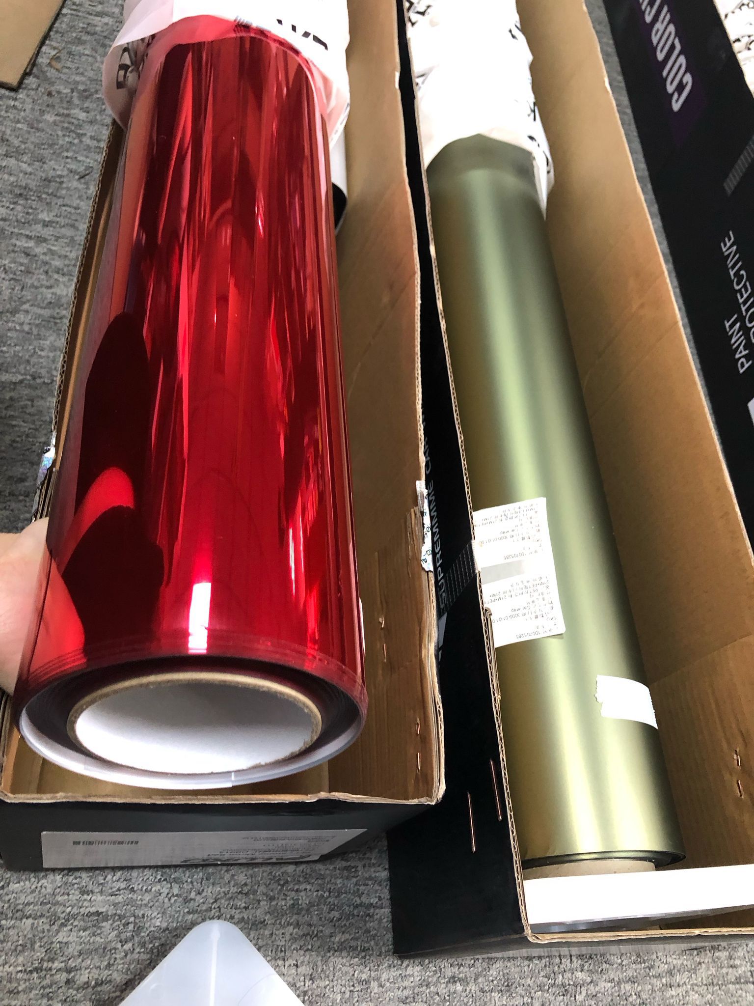 Gloss Mirror Chrome Candy Apple Red  Car Vinyl Wrap PET review Luis Guevara 01