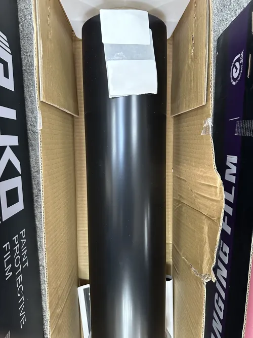 Matte Satin Black Ceramic Black Car Vinyl Wrap BMW  PET  review 