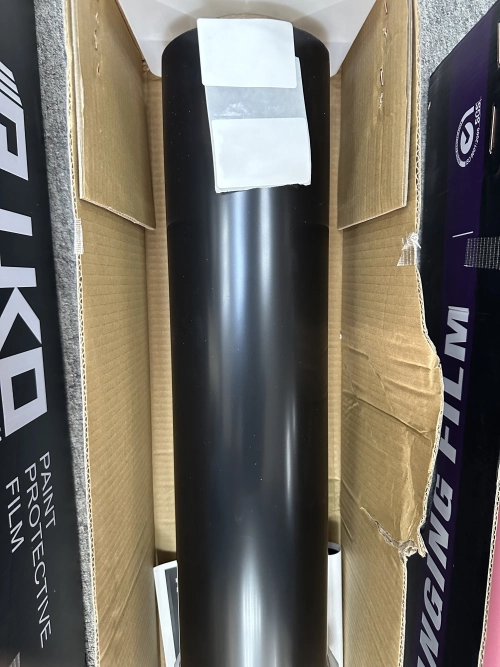 Matte Satin Black Ceramic Black Car Vinyl Wrap BMW  PET  review 